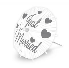 Parasol Prikkers XL Just Married - 8 stuks