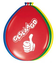 Geslaagd Ballonnen 30cm - 8 stuks