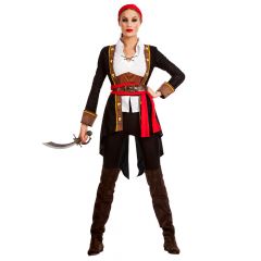Piraat Rachel Kostuum