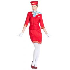 Stewardess Linda Kostuum