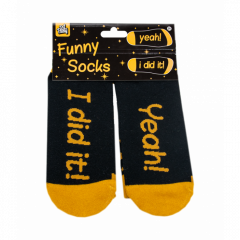 Funny Socks - You Did It