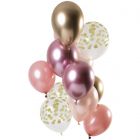 Ballonnen Golden Blush - 12stk