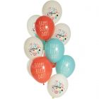 Ballonnen Set Birthday Circus - 12stk