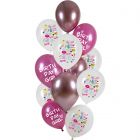 Ballonnen Set Birthday Girly - 12stk