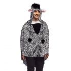 Pluche Poncho Zebra