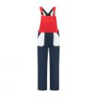 Tuinbroek Navy/Wit/Rood